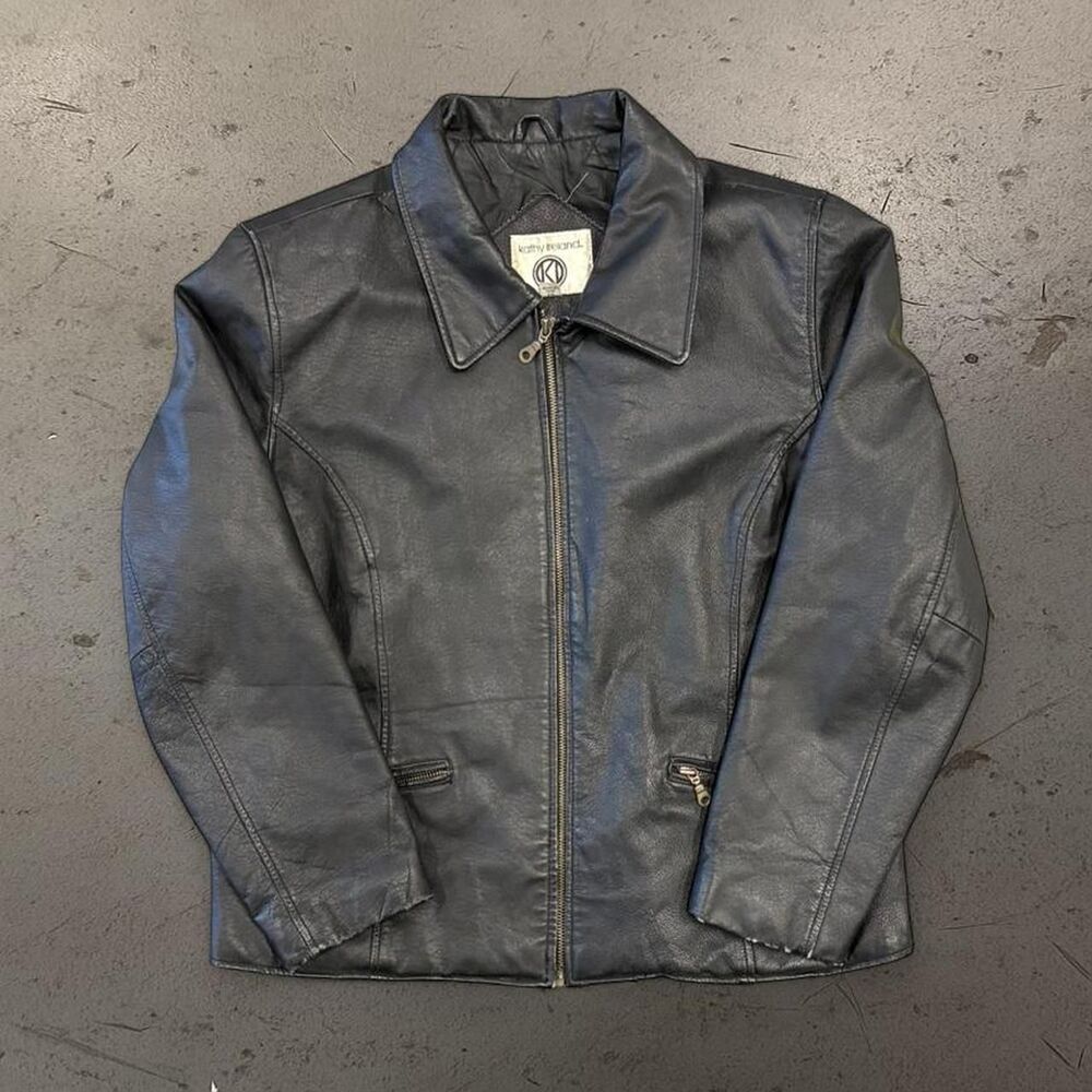 Vintage Womens Genuine Leather Jacket SZ XL